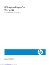 Hp Integrated Lights-Out User Manual