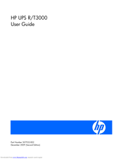 HP Pavilion t3000 - Desktop PC User Manual