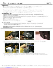 Ikan PT2000 Quick Start Manual