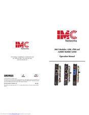 IMC Networks iMcV-LIM Operation Manual