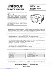 InFocus P6X Service Manual
