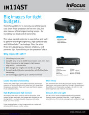 InFocus in114ST Overview