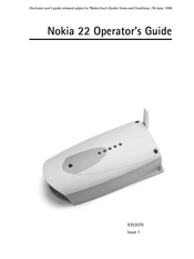Nokia 22 Operator's Manual