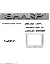 Sharp DV-7035S Operation Manual