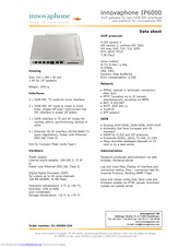 Innovaphone IP6000 Datasheet