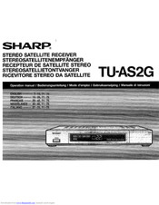 Sharp TU-AS2G Operation Manual