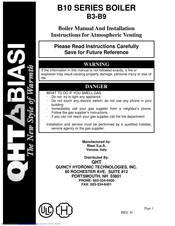 QHT BIASI B-17 Manual And Installation