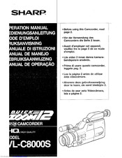 Sharp Quick Zoom 12 VL-C8000S Operation Manual