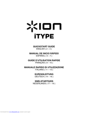 ION iTYPE Quick Start Manual