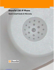 Shoretel ShorePhone IP 230g Manuals | ManualsLib