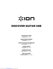 ION DISCOVER GUITAR USB Quick Start Manual