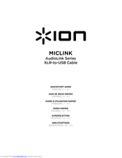 ION MICLINK AudioLink Series Quick Start Manual