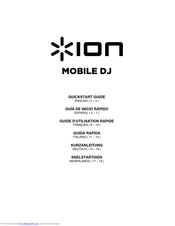 Ion MOBILE DJ Quick Start Manual