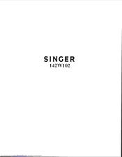 Singer 142W102 Instructions For Using Manual