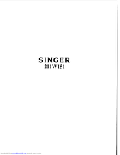 Singer 211W151 Parts List
