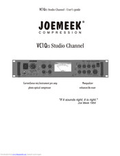 Joemeek VC1QCS User Manual