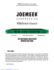 Joemeek British Channel VC6Q User Manual