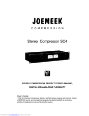 Joemeek SC4 User Manual