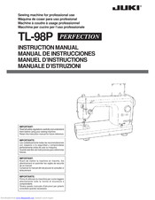 JUKI TL-98P perfection Instruction Manual