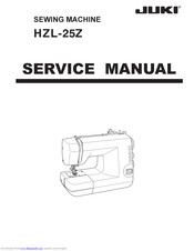 JUKI HZL-25Z Service Manual