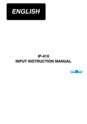 JUKI IP-410 Instruction Manual