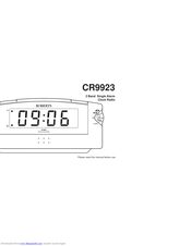 Roberts CR9923 Manual