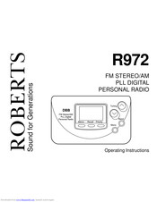 Roberts R972 Manual