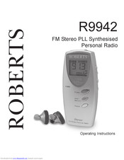 Roberts R9942 Operating Instructions Manual