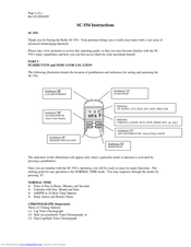 Robic SC-554 Instructions Manual