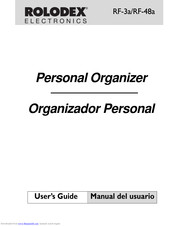 Rolodex RF-3A User Manual
