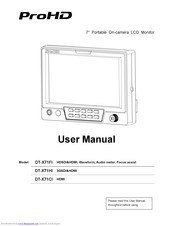 ProHD ProHD DT-X71FI User Manual
