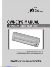 Royal Sovereign ES-1300C Owner's Manual
