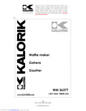 Kalorik WM 36377 Operating Instructions Manual