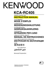 Kenwood KCA-RC405 Instruction Manual