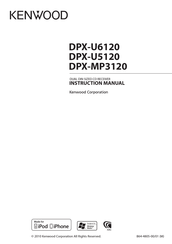 Kenwood DPX-MP33120 Instruction Manual