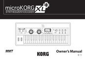 Korg MMT microKORG XL+ Owner's Manual
