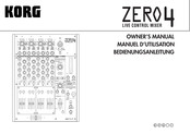 Korg Digital Mixer ZERO4 Owner's Manual