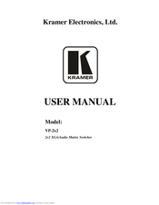 Kramer VP-2x2 User Manual