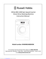 Russell Hobbs RHWM81400DIDW Instruction Manual