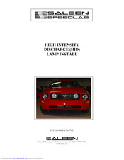 Saleen 10-8002-C11670C Manual