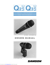 Samson Q3 Owner's Manual
