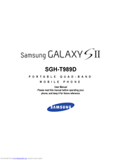 Samsung GALAXY S II SGH-T989D User Manual
