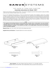 Sanus Systems VMCT Assembly Instructions
