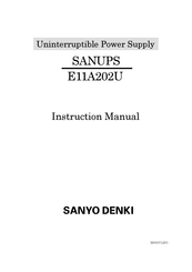 Sanyo Denki SANUPS E11A202U Instruction Manual