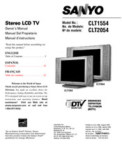 Sanyo CLT-1554 User Manual