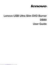 Lenovo DB80 User Manual