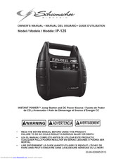 Schumacher Instant Power IP-125 Owner's Manual