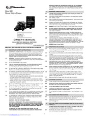 Schumacher SE-1 Owner's Manual