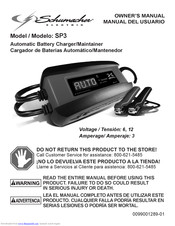 Schumacher SP3 Owner's Manual