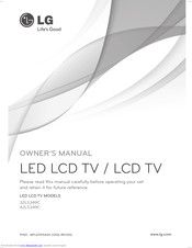 LG 32LS349C Owner's Manual